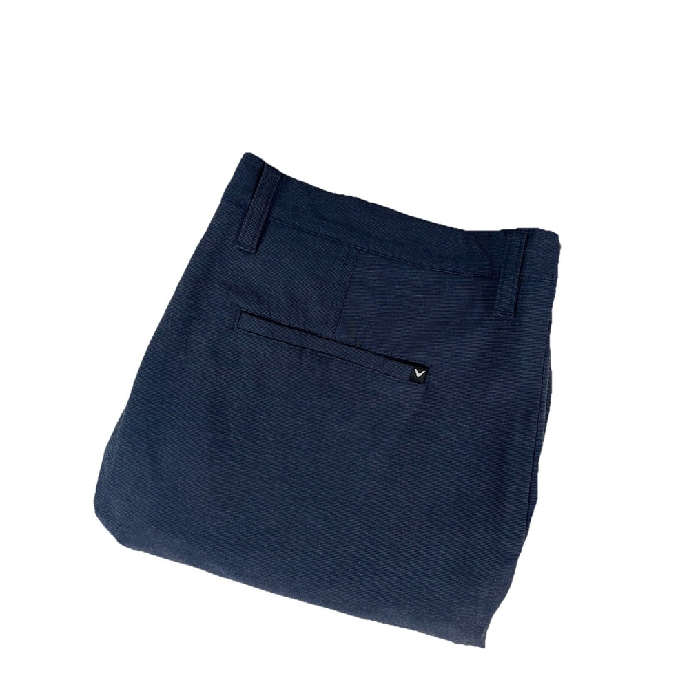 Callaway Golf Performance Navy Blue Shorts Stretch Waist Sz 40 Inseam 9